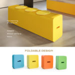 Kraft Paper Color Folding Bench